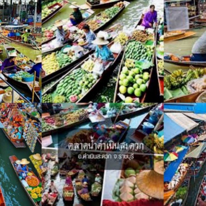 Rent a van, city tour, Maeklong Railway Market, Damnoen Saduak Floating Market, Elephant Camp.