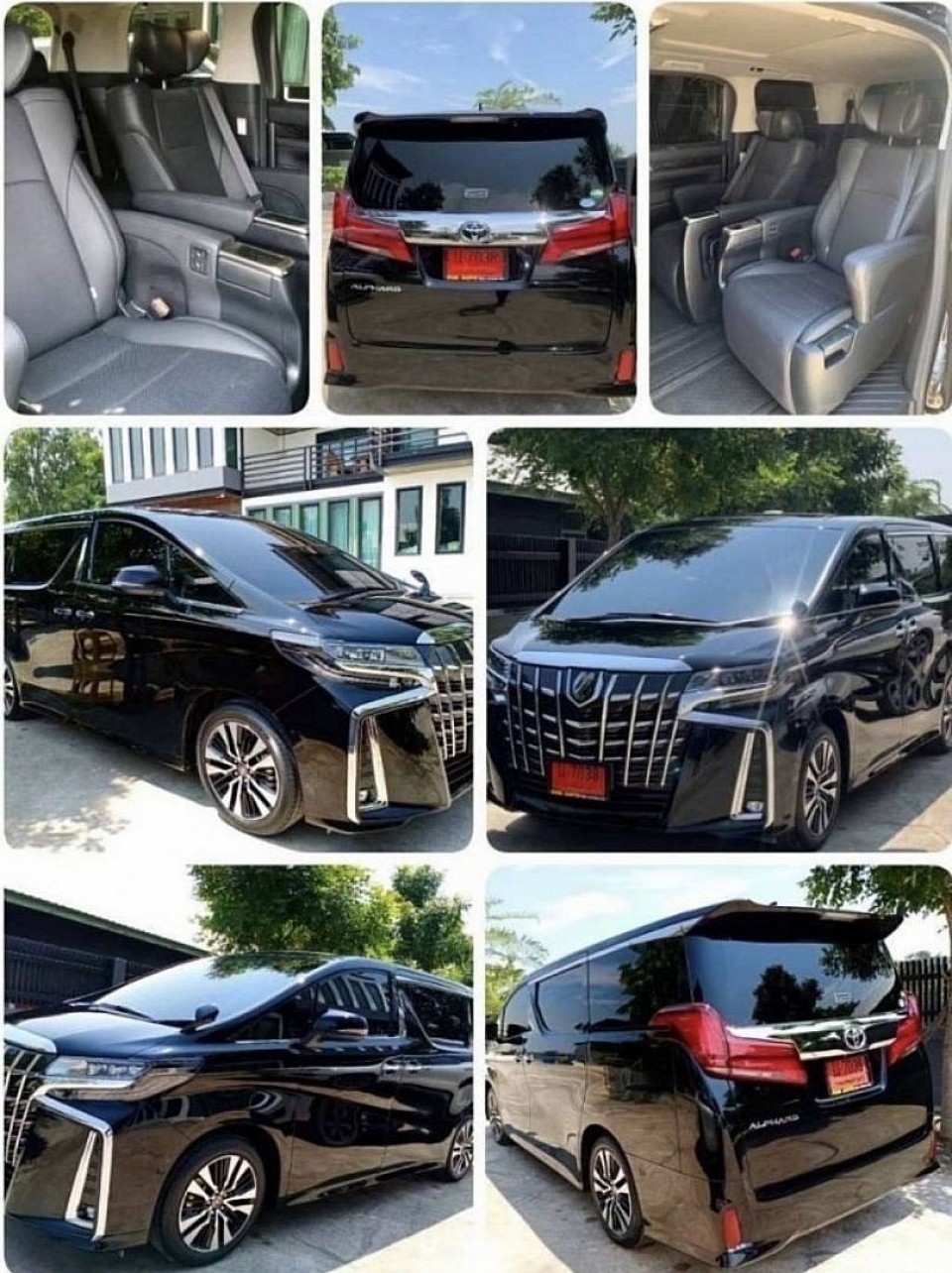 Charter an alphard van, receive 8,500 baht per day, including fuel, including expressway, including parking fees, 1 day, 10 hours, more than 10 hours, how many hours to transfer, 800 baht per hour