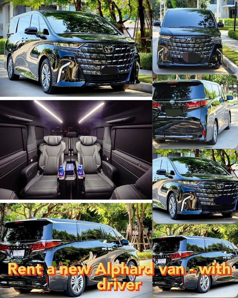 Charter an alphard.40-30 van, receive 8,500 baht per day, including fuel, including expressway, including parking fees, 1 day, 10 hours, more than 10 hours, how many hours to transfer, 800 baht per hour